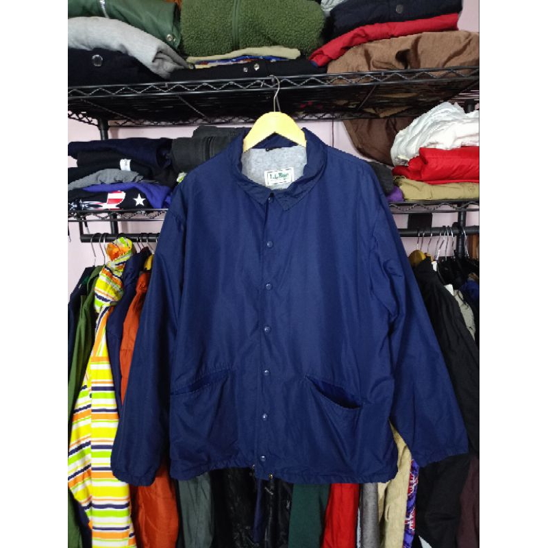 LL.BEAN COACH JACKET NAVY VINTAGE