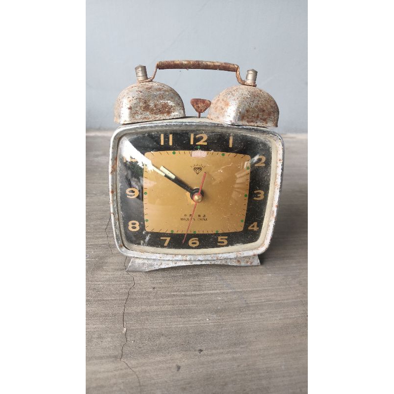 jam meja vintage jadul