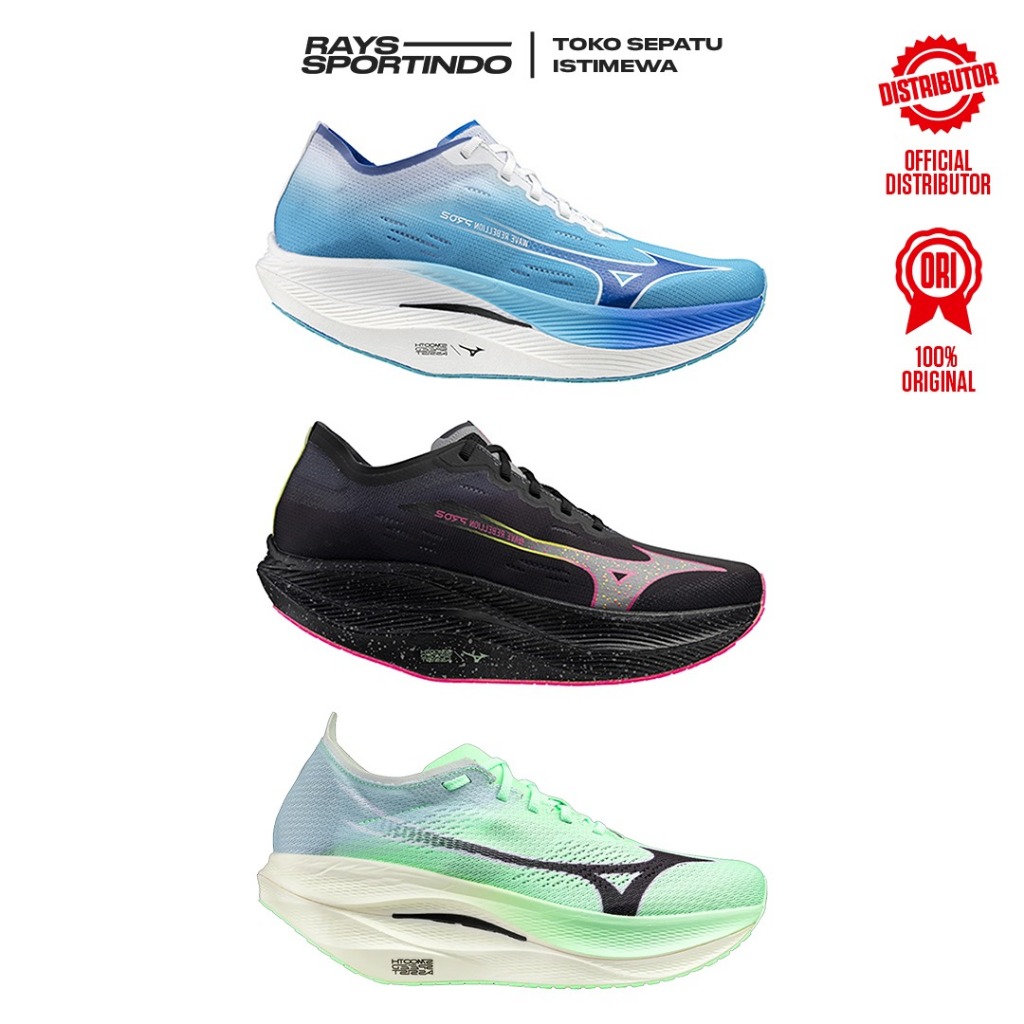 SEPATU RUNNING MIZUNO WAVE REBELLION PRO 2