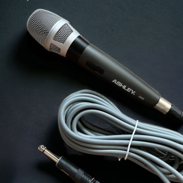 mic kabel ashley i300 i 300 original mikropon panjang kabel 5 meter
