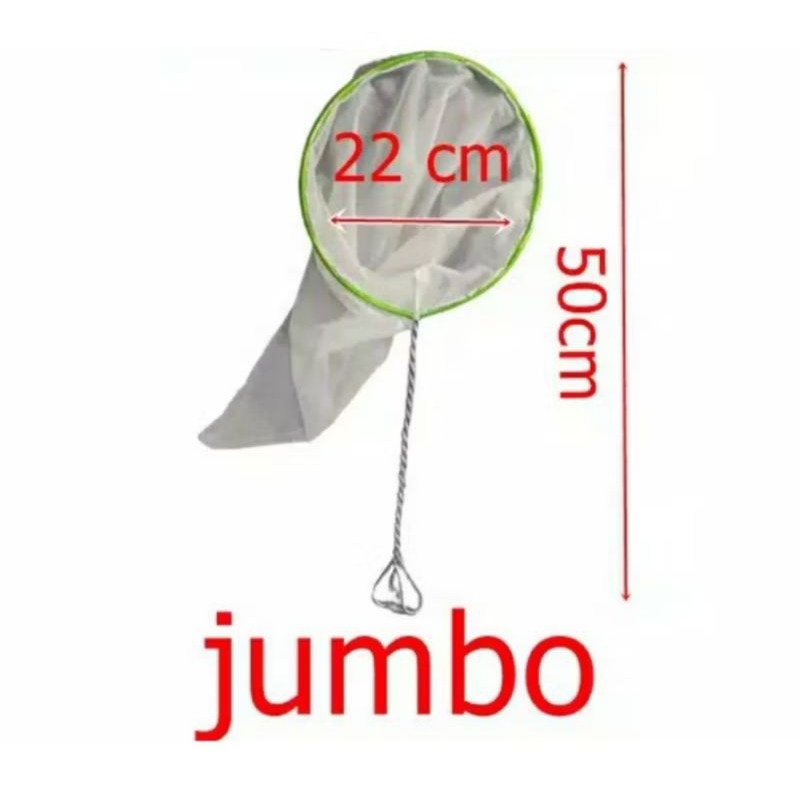 Saringan tanggok jumbo / serokan pencari kutu air / artemia