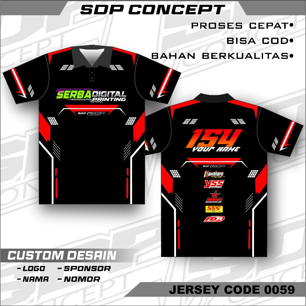 Jersey Racing Custom | Jersey Balap | Baju Jersey Racing Custom | Kaos Jersey Racing | Jersey Custom