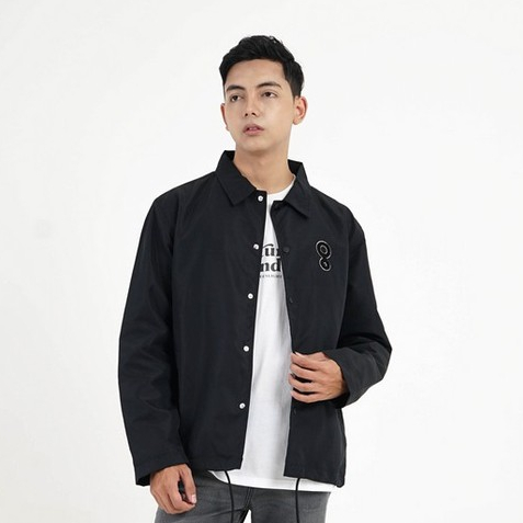 Greenlight Jaket Pria Coach Jacket Regular Fit Spin Logotyphe OL-C121124