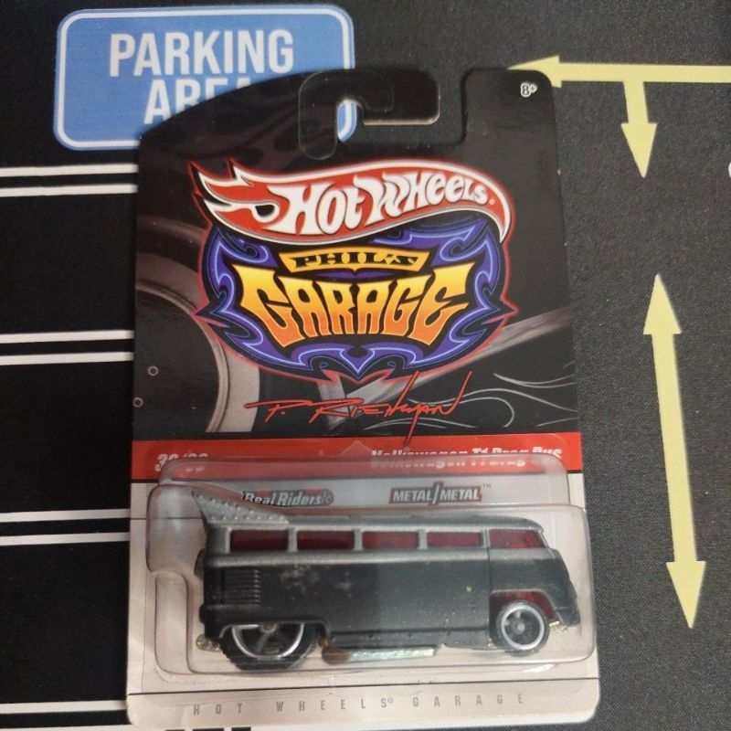 Hot Wheels Volkswagen T1 Drag Bus Phil's Garage varian Abu (RARE)