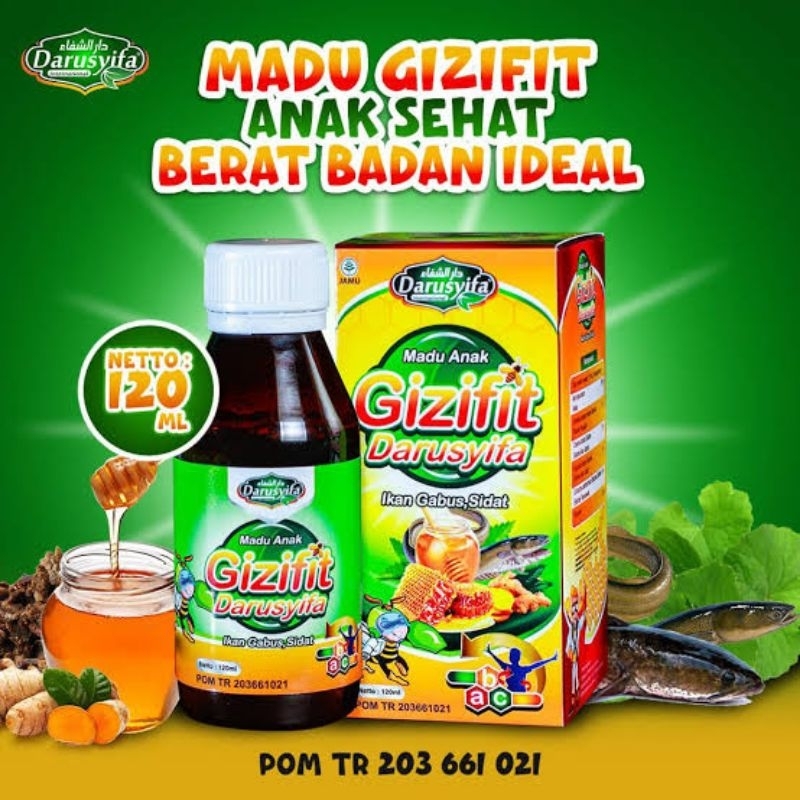 

Madu Anak Gizifit Darusyifa 120ml Original 100%
