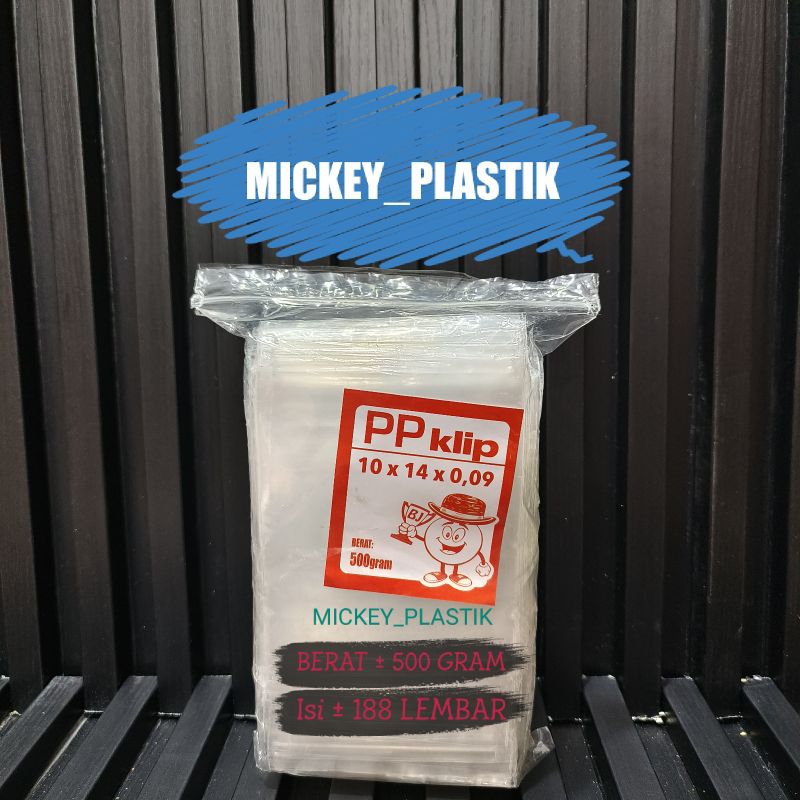 Kantong Plastik Pp Klip / Plastik Zipper / Kemasaan Snack / Kerupuk Tebal Bening / Super Tebal
