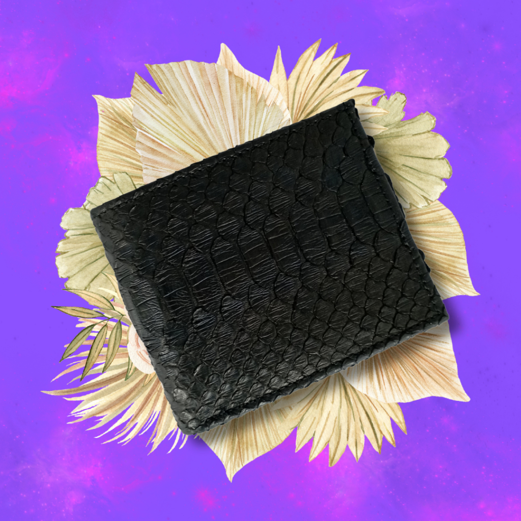 Dompet Lipat Pria Murah Bahan Kulit Ular Asli Men Fashion Original Branded Simpel Kualitas Premium H