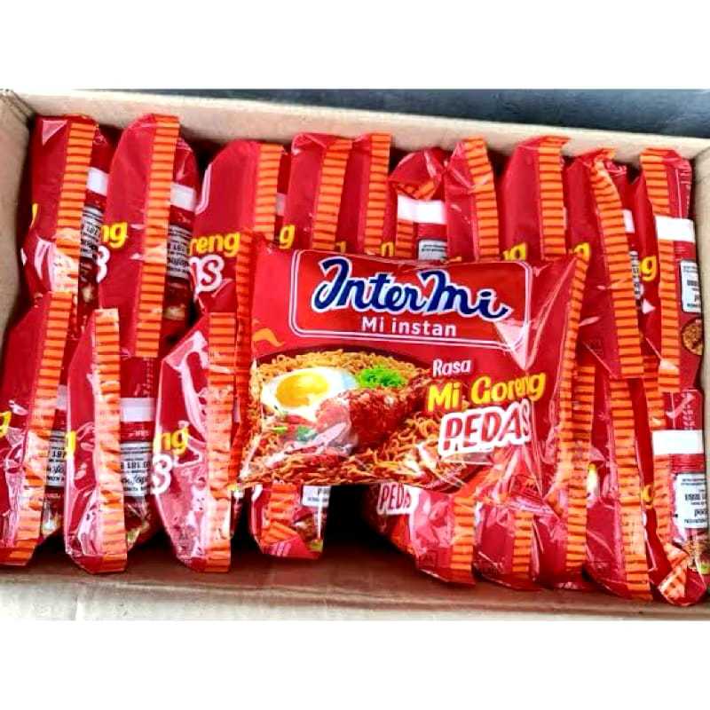 

(1 Dus Isi 40 Bgks) Intermie Goreng Pedas Lezat