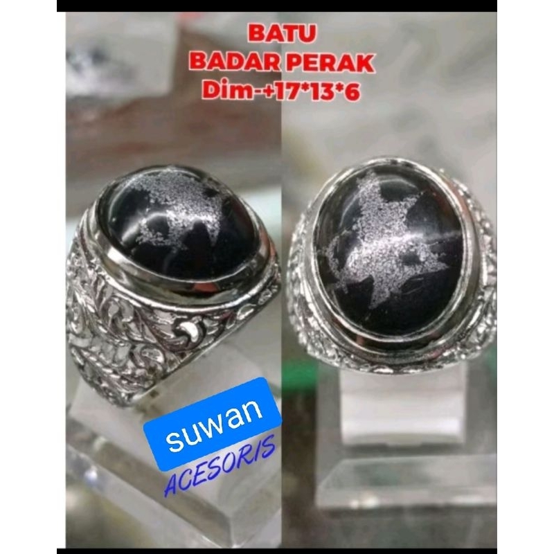 Cincin batu Badar perak