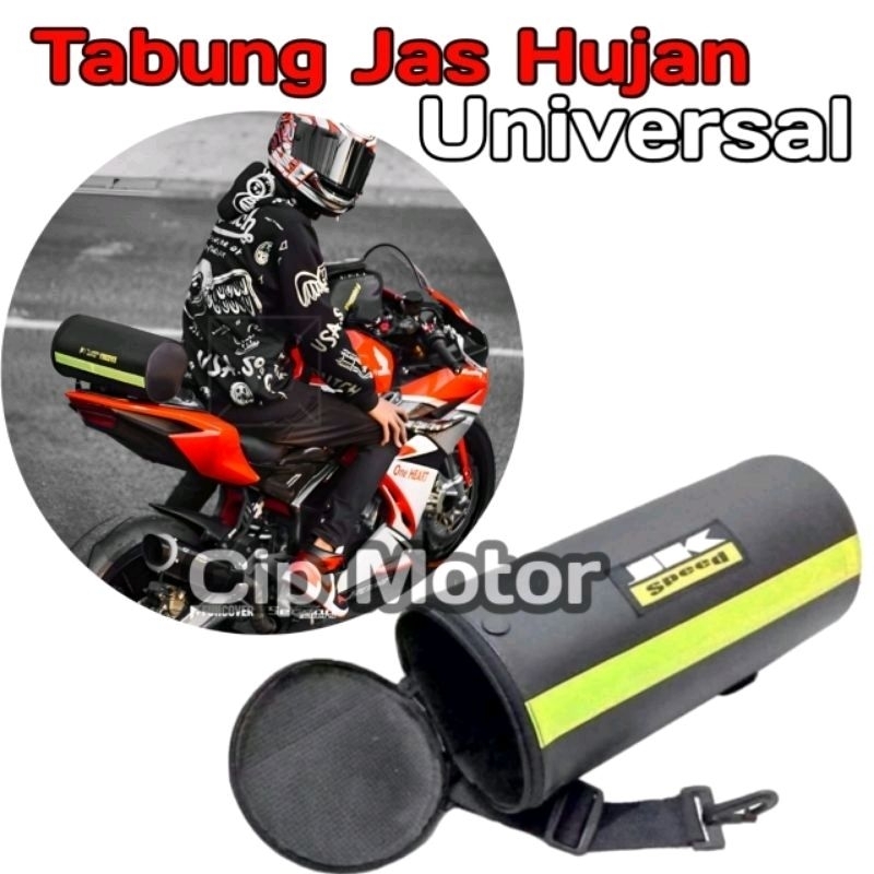Tas Jas Hujan Tabung Bok Jas Hujan Jumbo semua motor