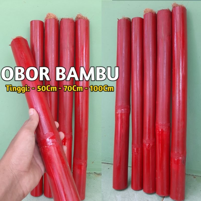 Obor Bambu - Bambu Obor - Penerangan Tradisional