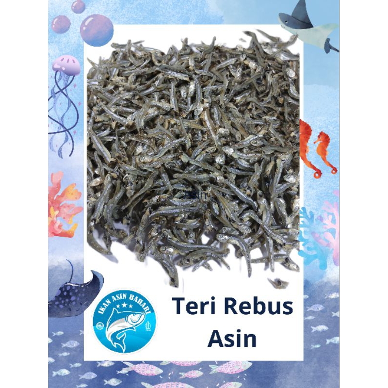 

Teri Rebus Hitam Super ikan asin 1 kg