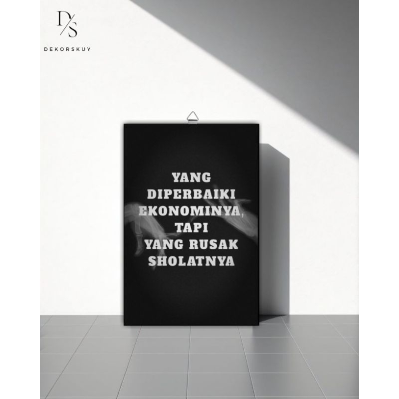 Wall Decor Hiasan Dinding Kata-Kata Islami Keren - Poster Dinding Aesthetic