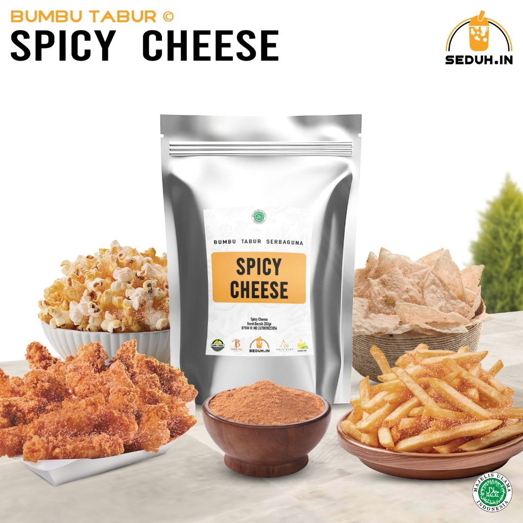 

Bumbu Tabur Serbaguna / Spicy Cheese 200GR / Makanan Cemilan