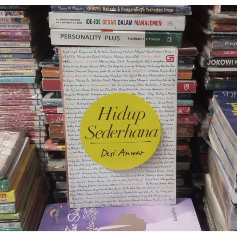 Buku Desi Anwar - Hidup Sederhana (Original Preloved)
