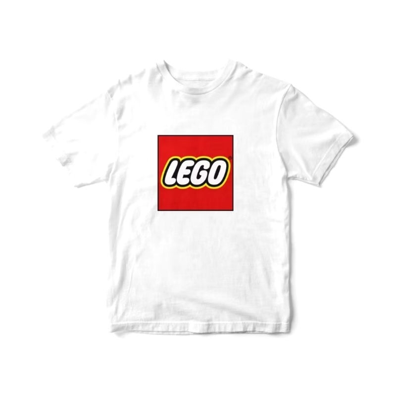 kaos anak logo LEGO baju anak laki-laki dan perempuan LEGO
