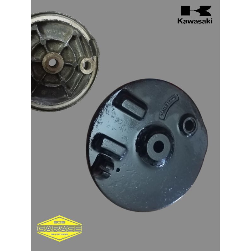 panel tromol depan kawasaki KE125 nos original realpict kondisi baru made japan