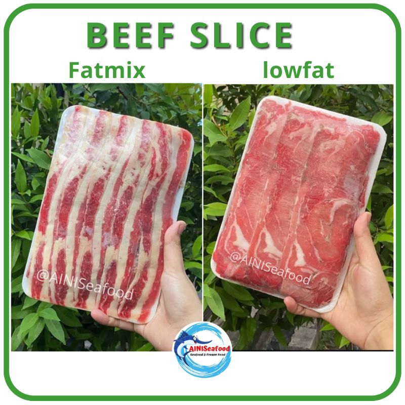 

Daging Sapi Beef Slice Fatmix Lowfat Fresh BBQ Fresh AINISeafood