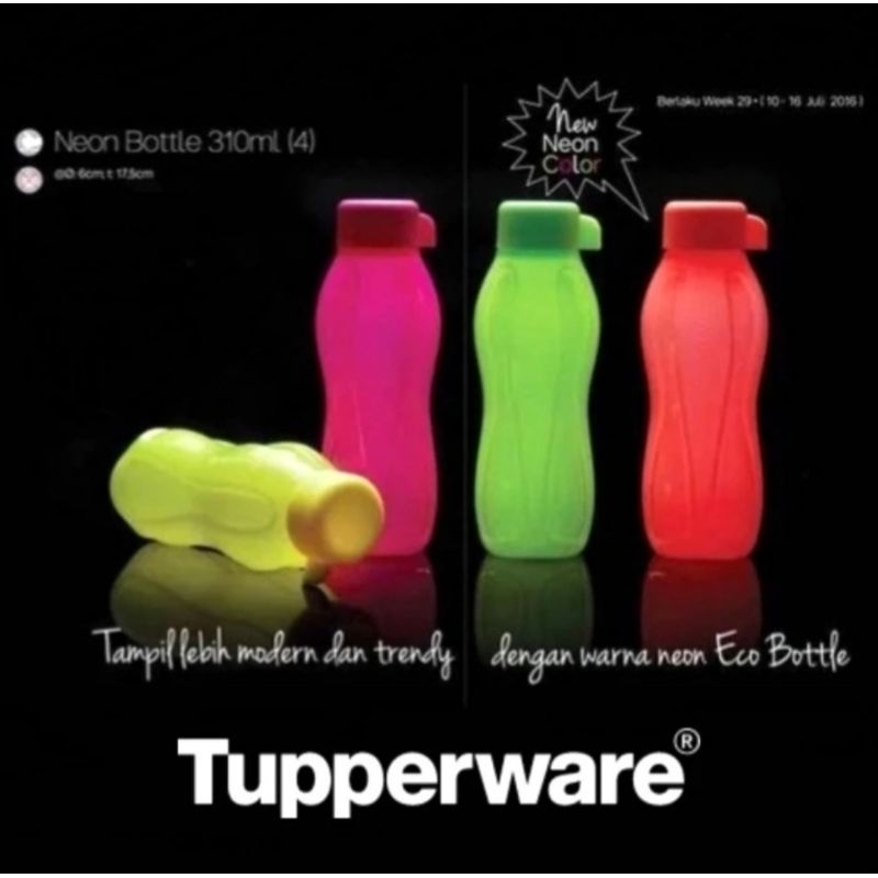 ECO botol 310ml ulir Tupperware