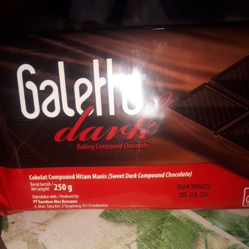 

Sekar_Shop07 Galetto Cokelat Compound Hitam 250Gram