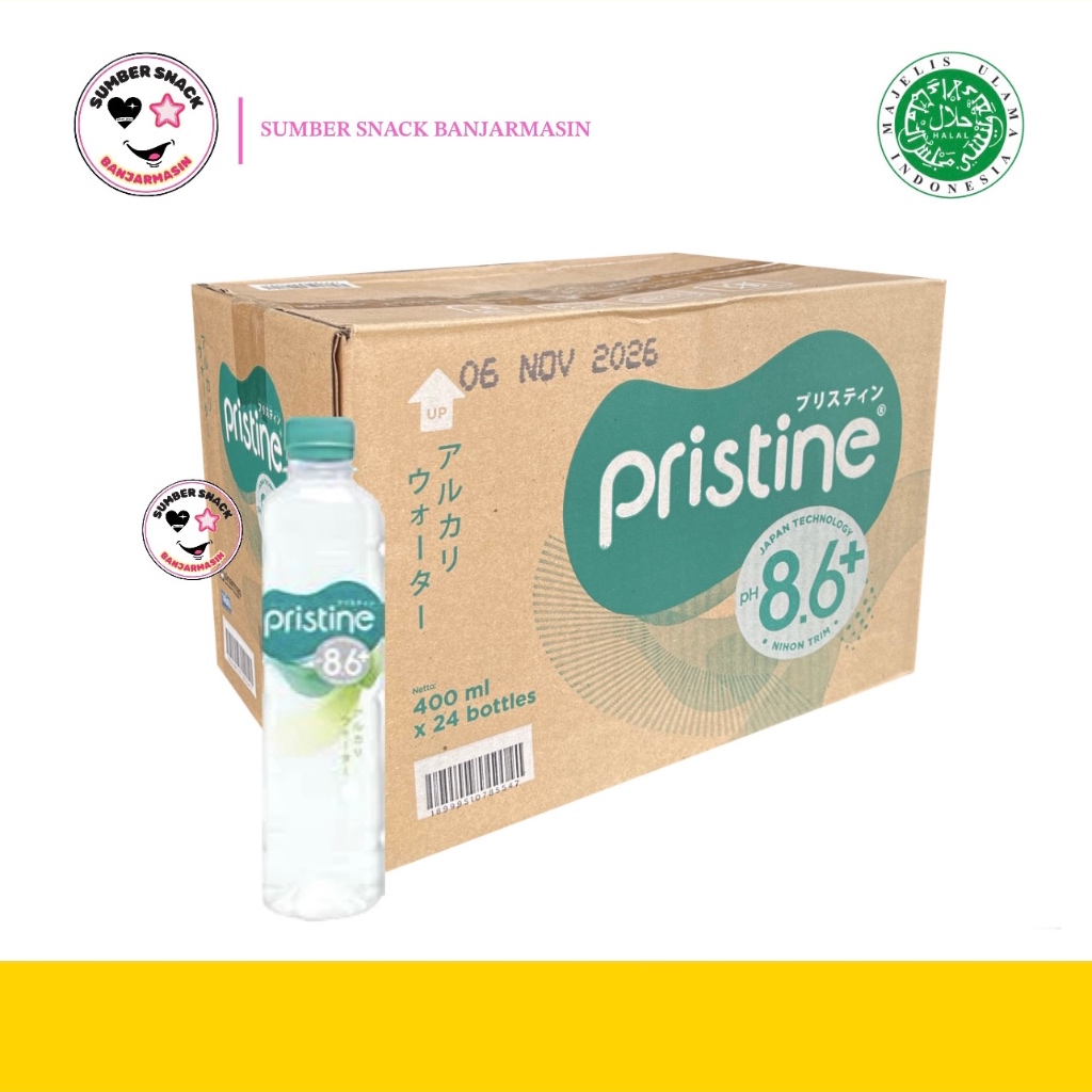 

Pristine 8+ Air Mineral 400ml (Isi 24/Karton)