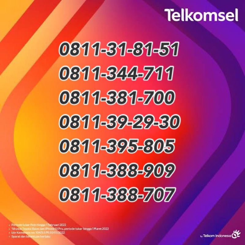 KARTU HALO TELKOMSEL SUPER  free 50gb