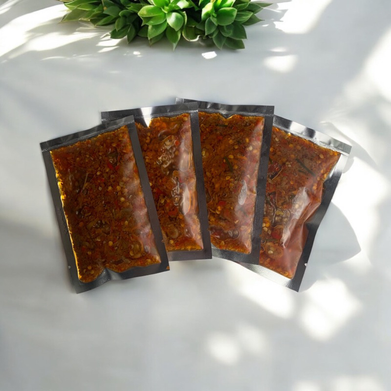 

Sambal cumi asin pedas 40gr