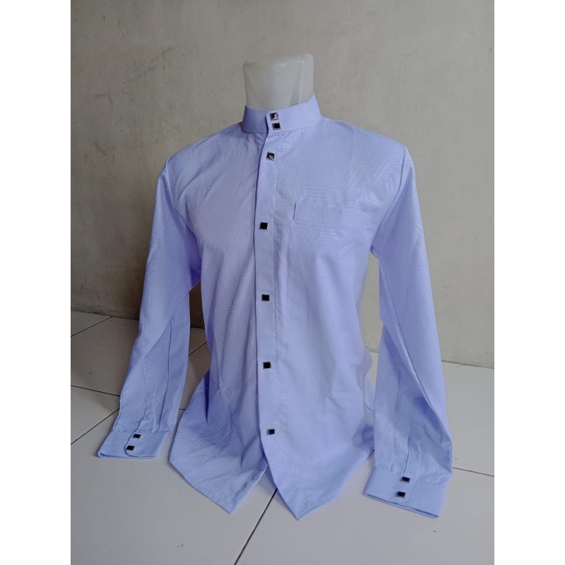 koko sultan embos kancing jepret terbaru warna putih 2025