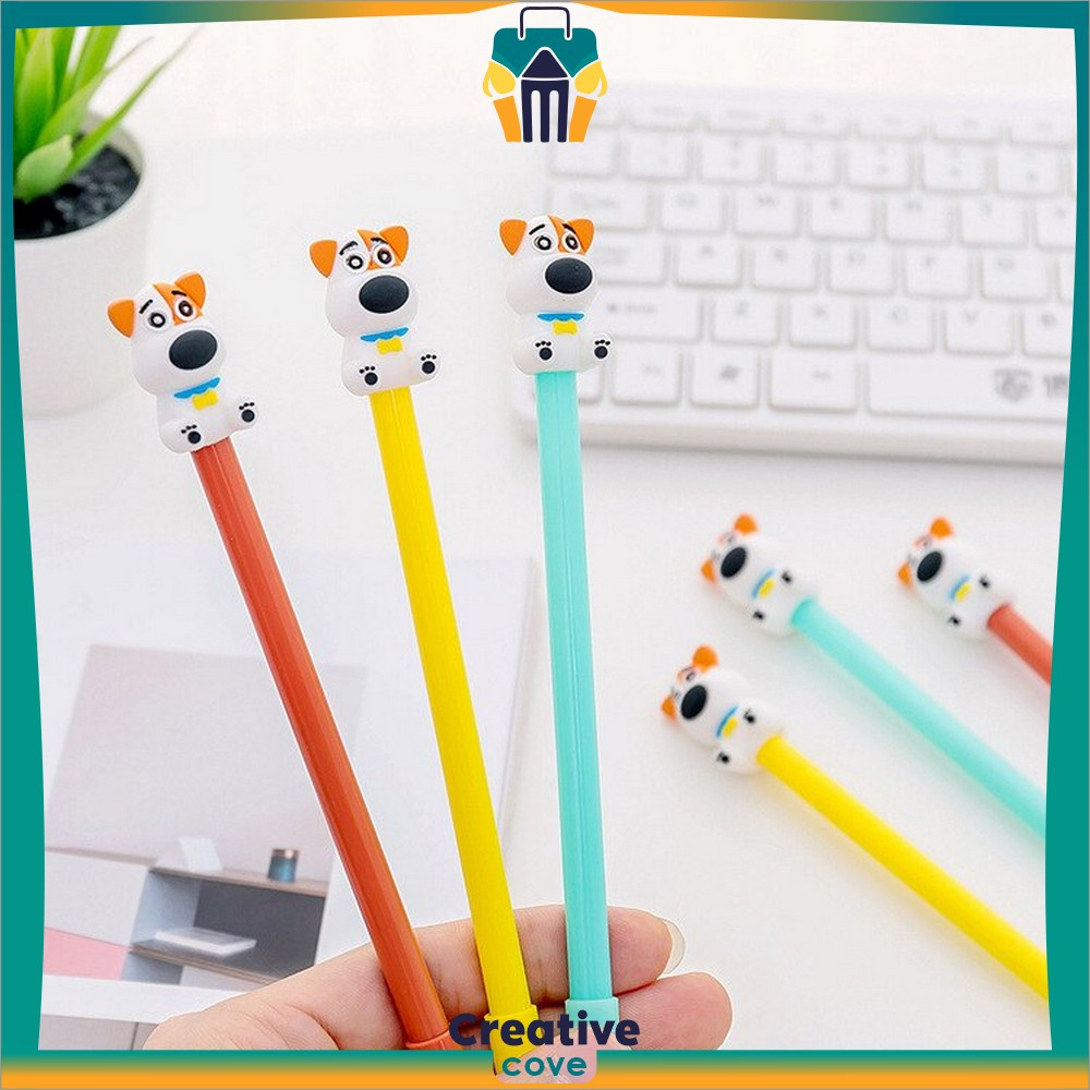 

Pena Cair Doggie Perlengkapan Alat Tulis Sekolah Kantor Ballpoint Korean Style / Pulpen Gel Karakter Puppy Lucu 0.5mm Motif Polos Creative Cove A47