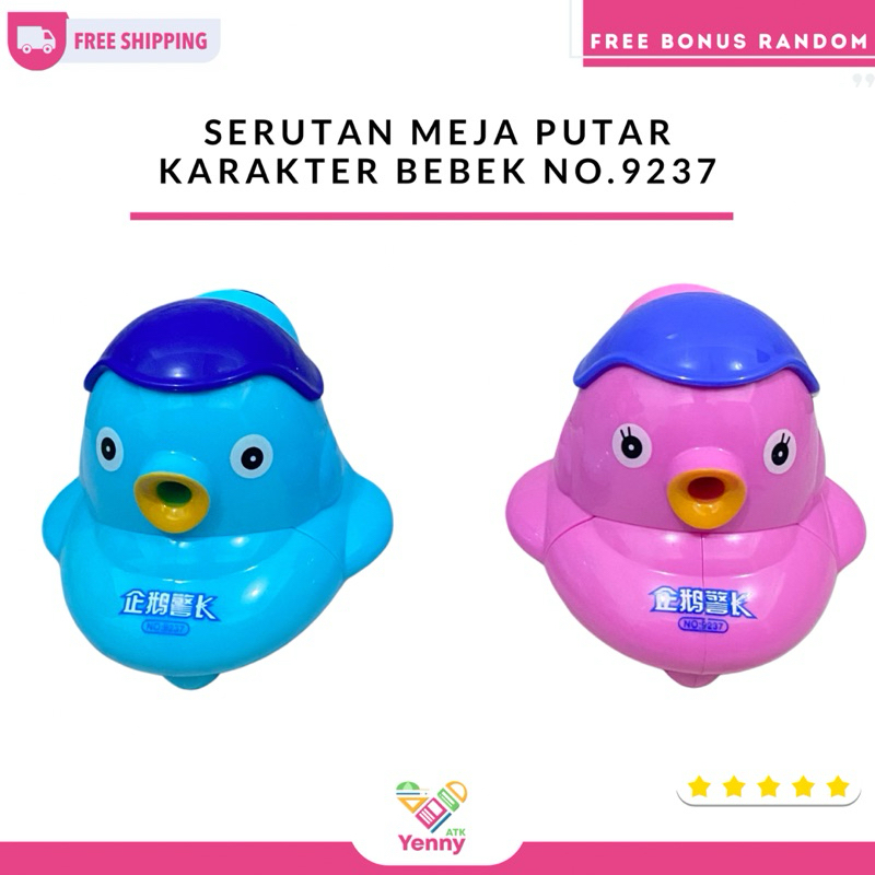

Rautan Serutan Manual Putar Karakter Bebek No.9237 (PCS)