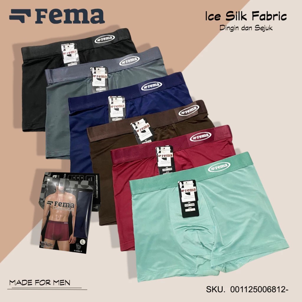 Celana Dalam Pria Boxer Fema 7768