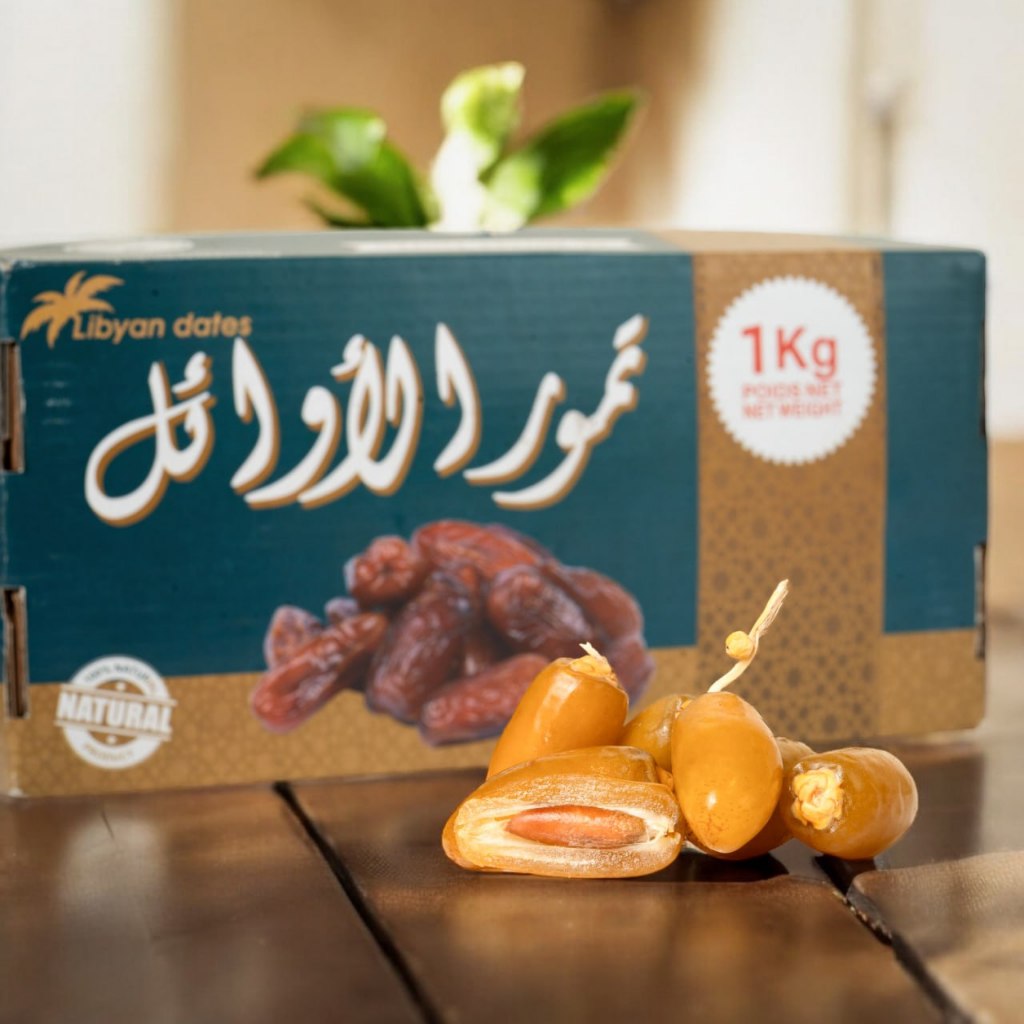 

Kurma Ruthob Premium 1kg Fresh Libyan Dates Korma Basah Natural