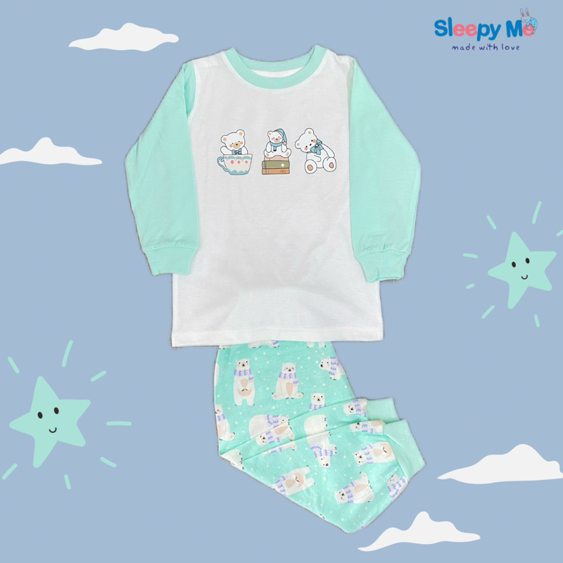 PIYAMA KAOS PANJANG 3 POLAR BEARS