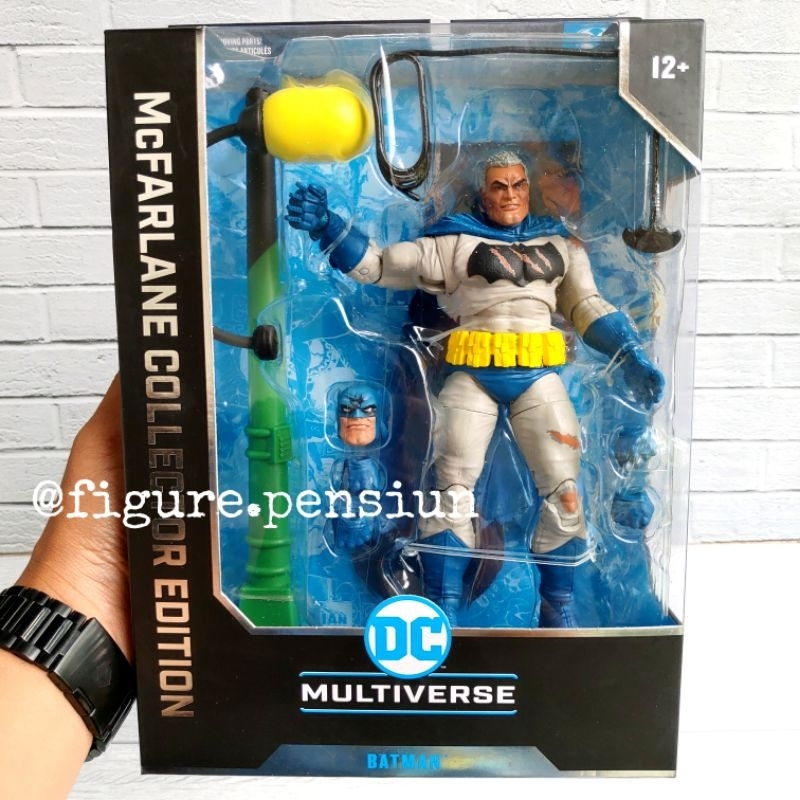 DC MULTIVERSE MCFARLANE COLLECTOR EDITION BATMAN BATTLE DAMAGE BLUE THE DARK KNIGHT RETURNS ACTION F