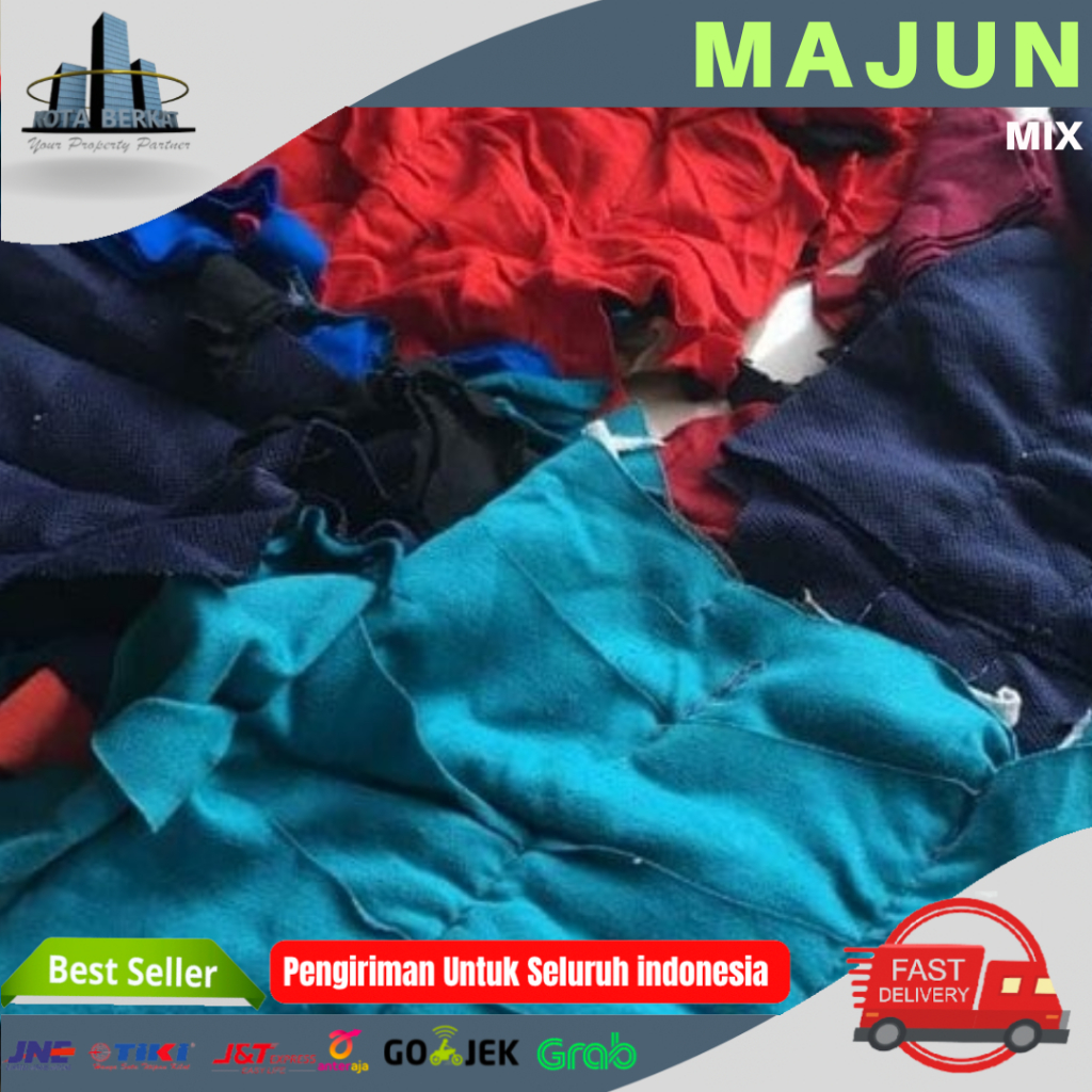 KAIN MAJUN KILOAN / INDUSTRIAL WIPES / KAIN BEKAS / KAIN PERCA