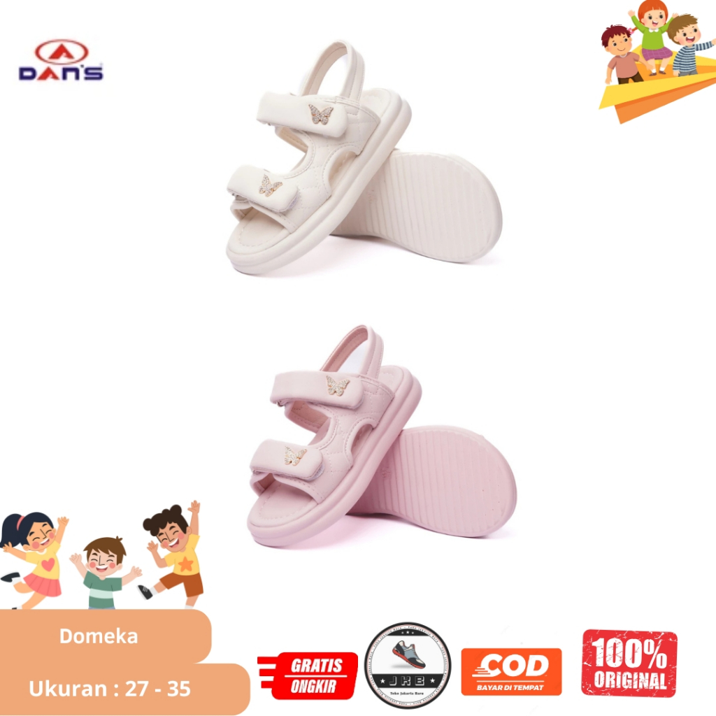 Dans Domeka - Sandal Tali Anak Cewe (TK)(SD) Original