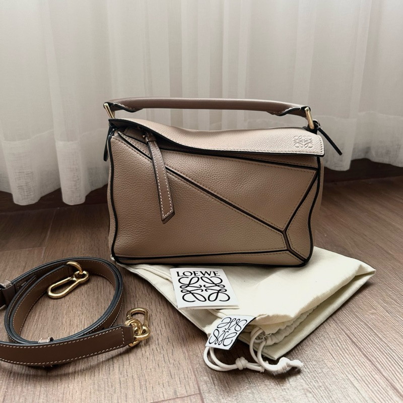 Loewe Small Puzzle Bag Sand Mink 2019 Authentic