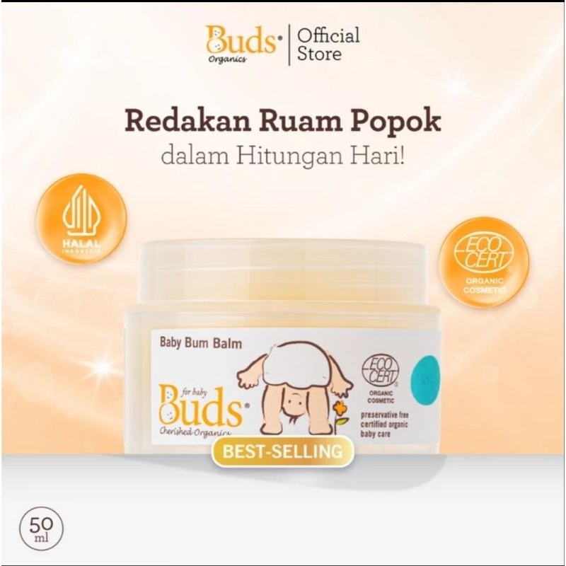 BUDS I Baby Bum Balm / Balsem Ruam Popok Bayi - rash cream