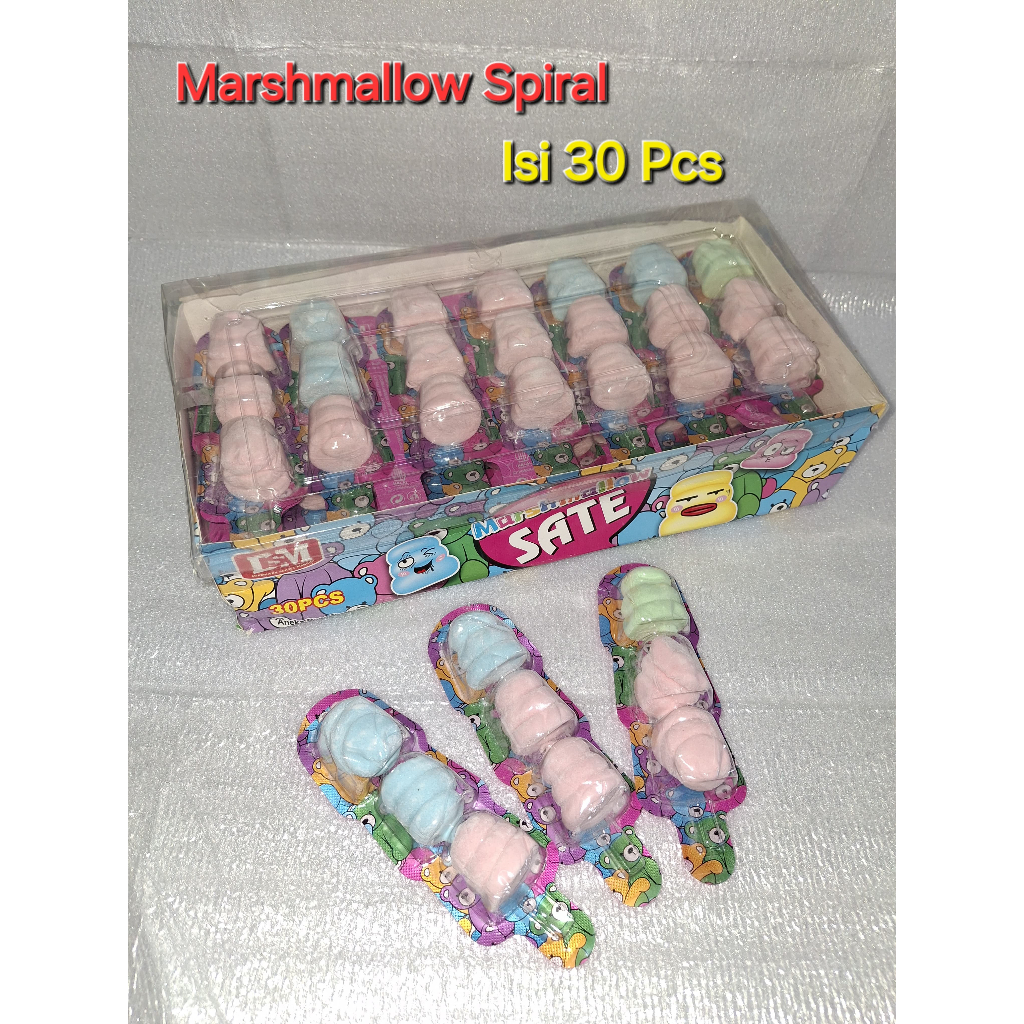 

Marshmallow Spiral isi 30 Pcs