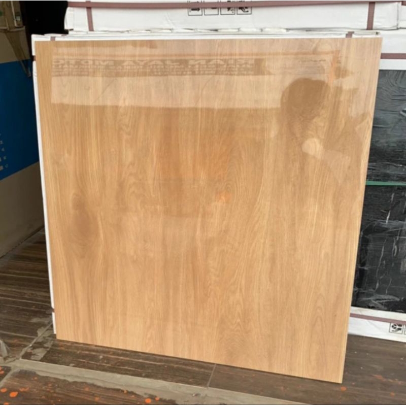 granit lantai 60x60 motif kayu glossy sunpower