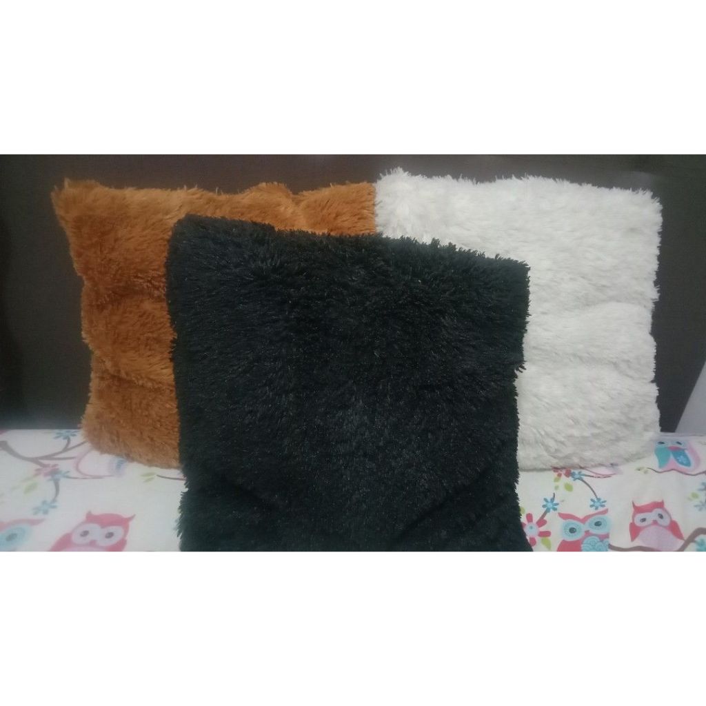 Bantal Sofa Bulu, Bantal Kotak, Bantal Bulu
