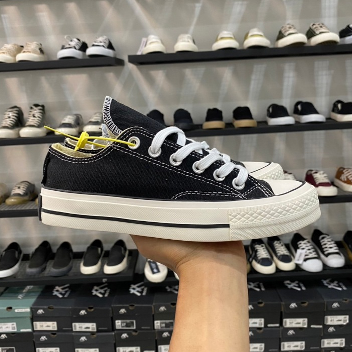 SEPATU SNEAKERS NOBRANDS TPS LOW BLACK WHITE ORIGINAL UNISEX SEPATU HITAM PUTIH SEPATU SEKOLAH SEPAT