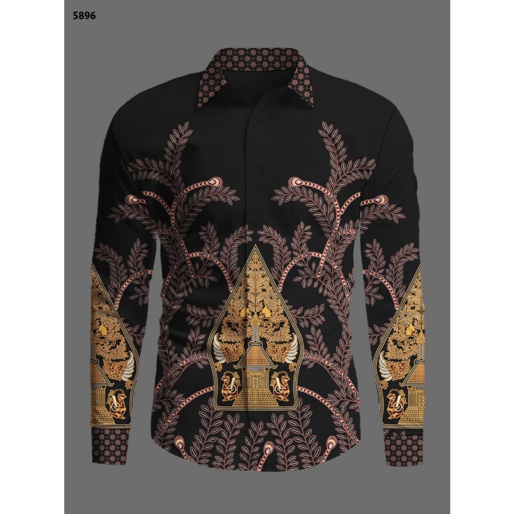 Kain Batik Tulis / Semi Tulis Batik / Pola Baju Batik - 5896
