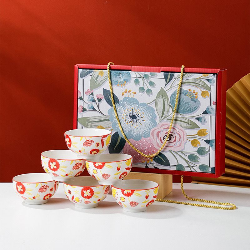 Hampers Imlek CNY 2026/ Parcel Imlek/ Hampers CNY/ Lotus Bowl Set/ Set Mangkuk Keramik/ Mangkuk Hamp