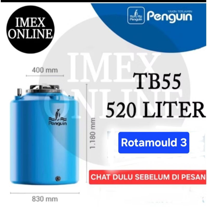 Tangki Air Penguin / Toren Air Penguin TB 55 (520 Liter) - Tipe ROTA3