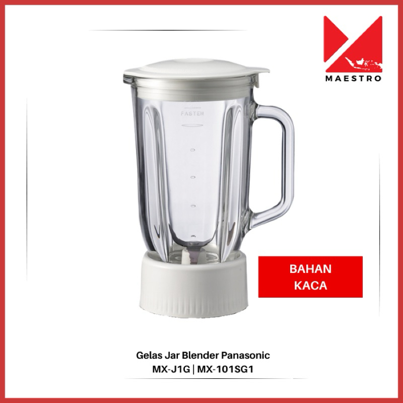 Gelas Blender Panasonic MX-J1G 101-SG1 - Pisau Jus Jar Kaca Set 101-SG