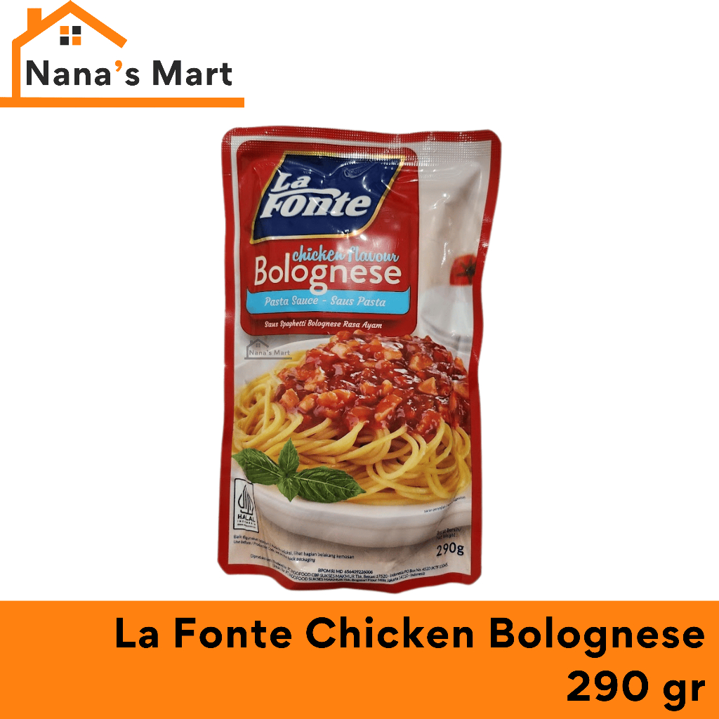 

La Fonte Chicken Bolognese/Saus Pasta Bolognese Ayam 290 gr
