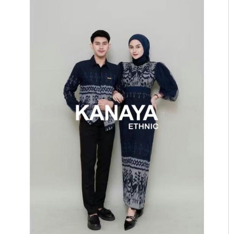 BAJU TENUN COUPLE / COUPLE TENUN KONDANGAN / COUPLE TENUN LEBARAN