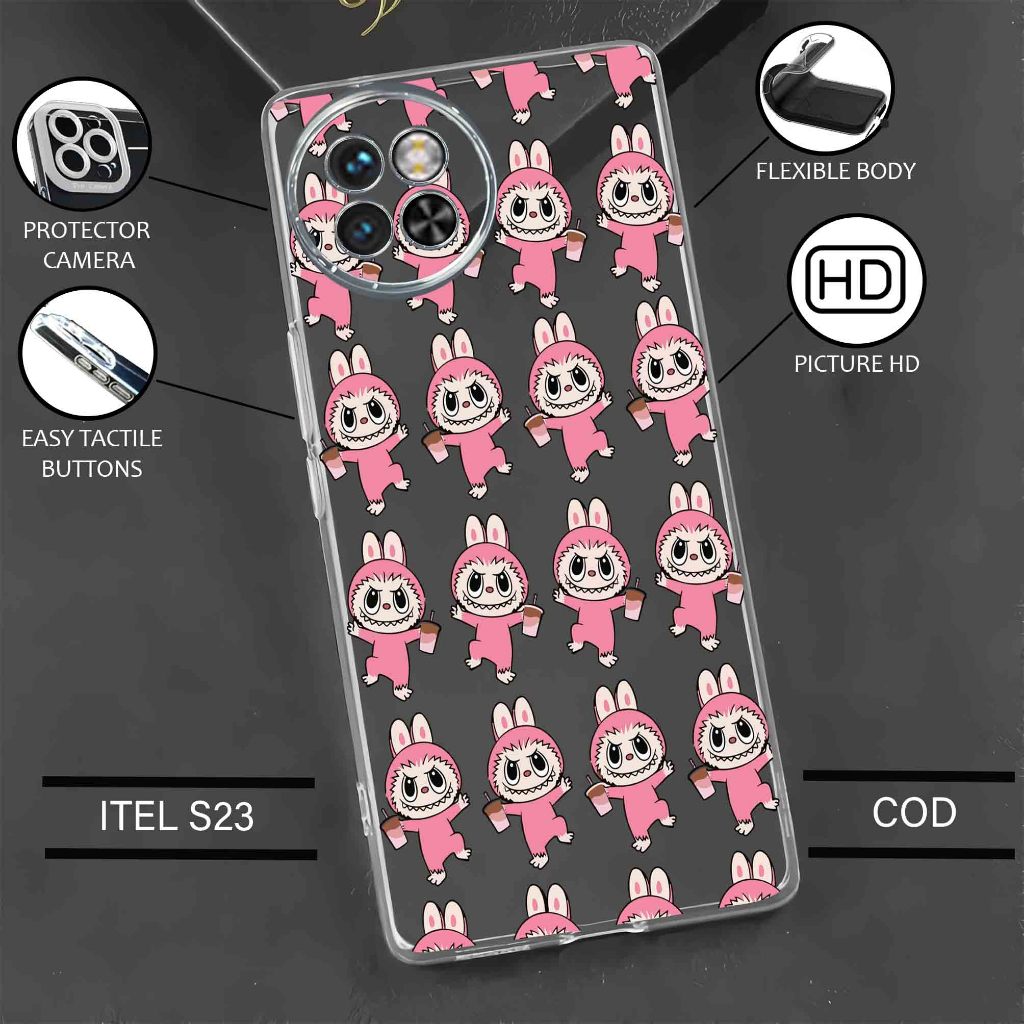 Case ITEL S23 Terbaru - Casing Itel S23 - Softcase karet motif gambar ( LBBUS ) - Kesing Hp - Siliko