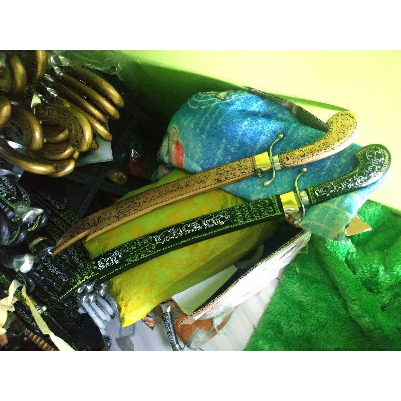 sarung kayu cagak dua anime cosplay naruto